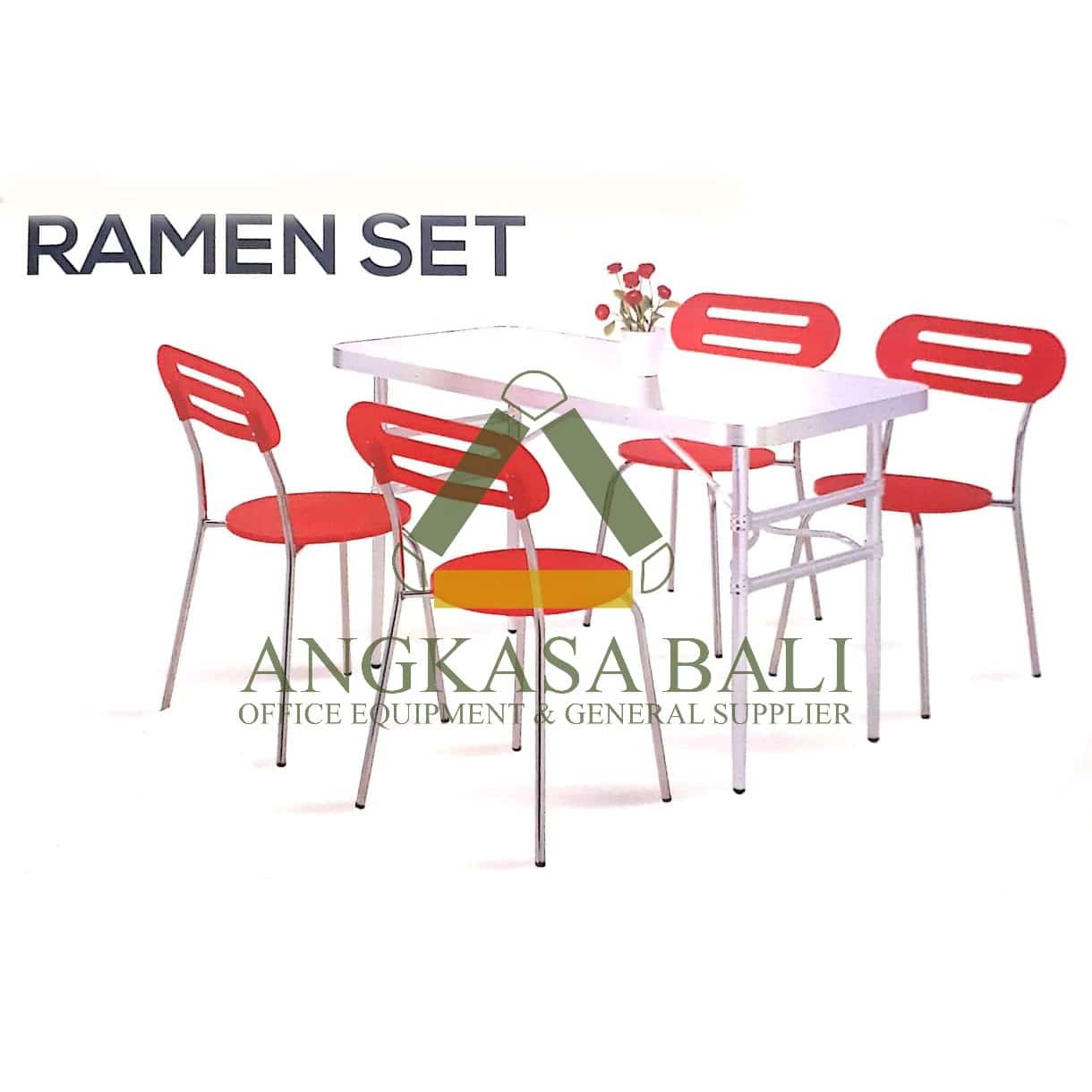  Meja  Kursi Stainless  Ramen Set BN di Bali  Denpasar Angkasa 